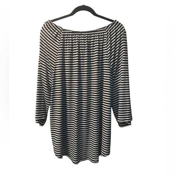 Chico’s Sz 3 (XL) Striped Boho Top - Picture 3 of 4